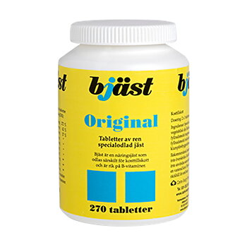 Bjäst Original 270 tabletter näringsjäst med naturligt innehåll av bvitaminer