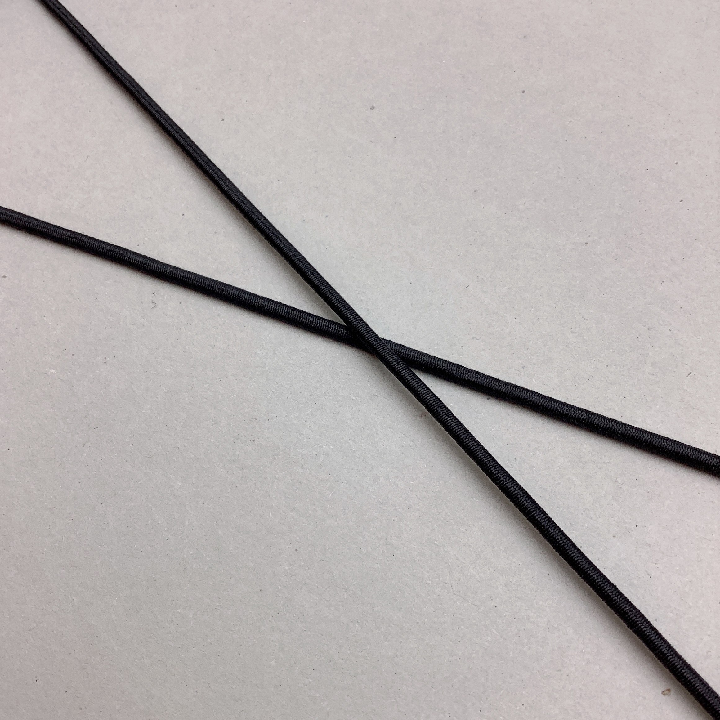 Round elastic Black 2mm - TR2151 - 3