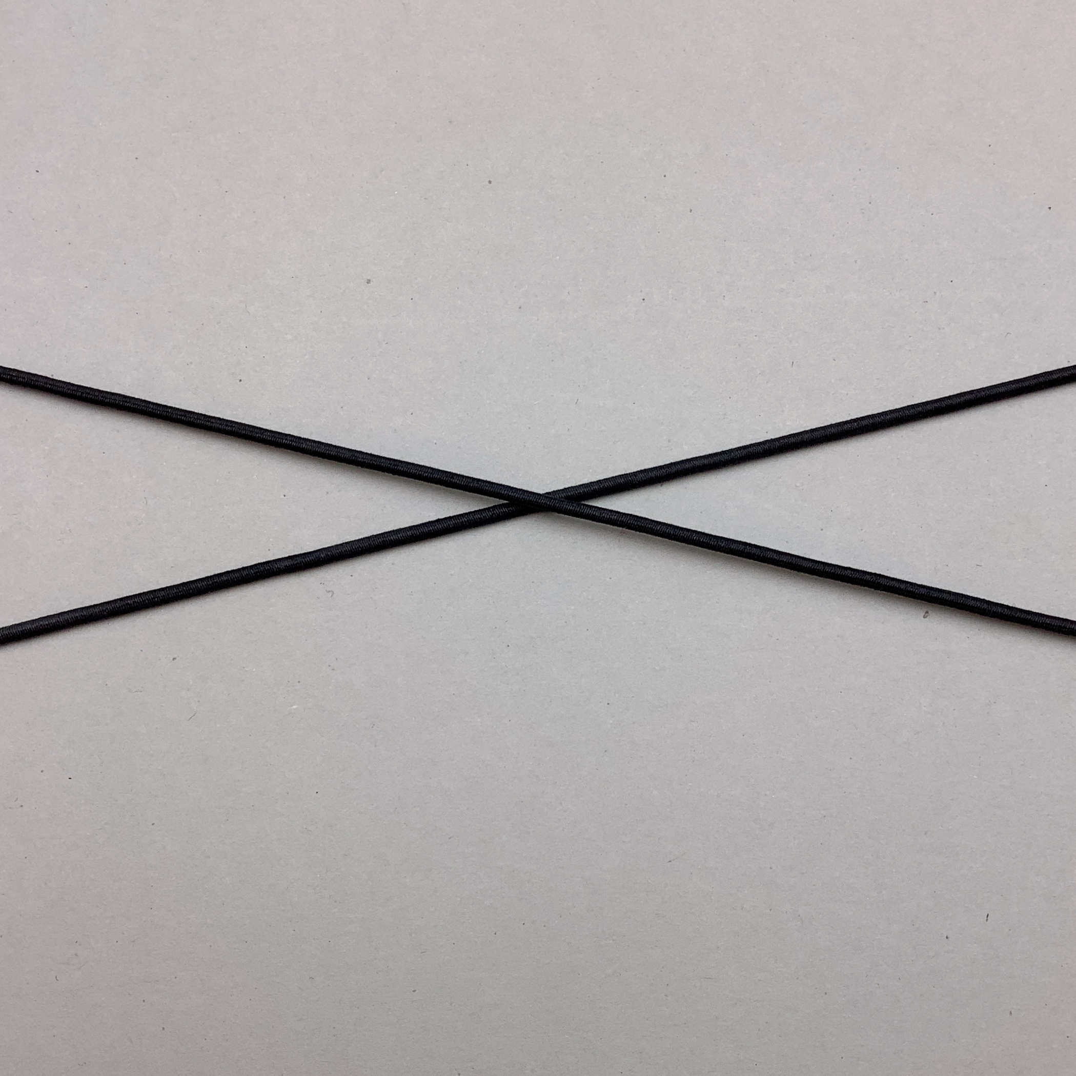 Round elastic Black 2mm - TR2151