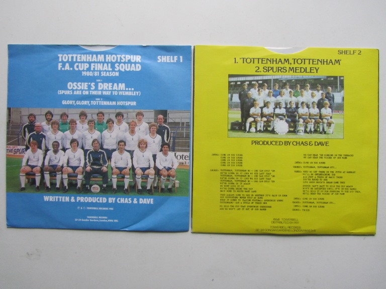 Tottenham Hotspur7" singel x 2 - 2