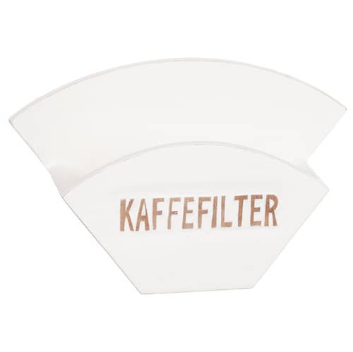Kaffefilterhållare, trä, natur / vit - 3