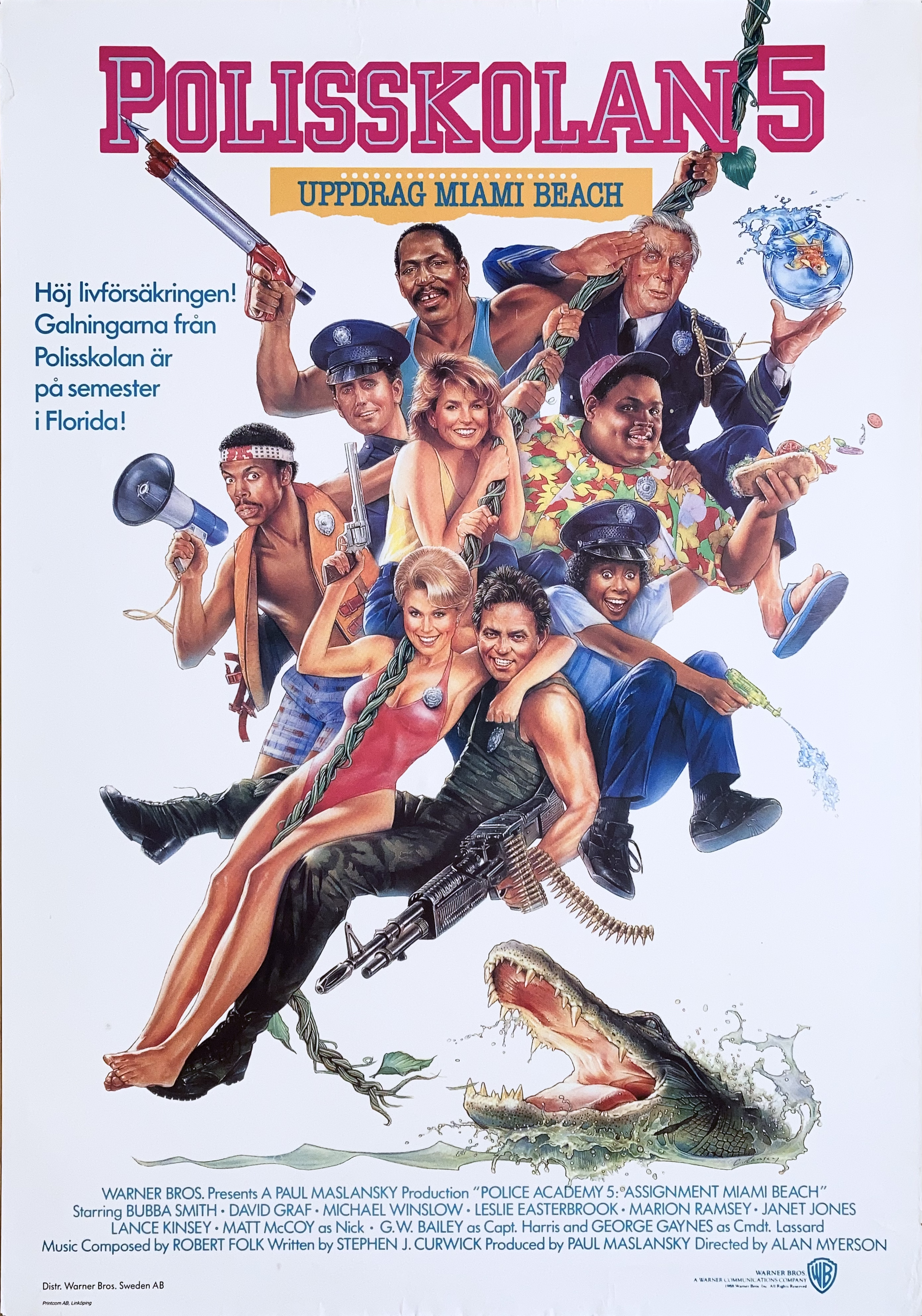 POLICE ACADEMY 5 - ASSIGNMENT MIAMI BEACH (1988)