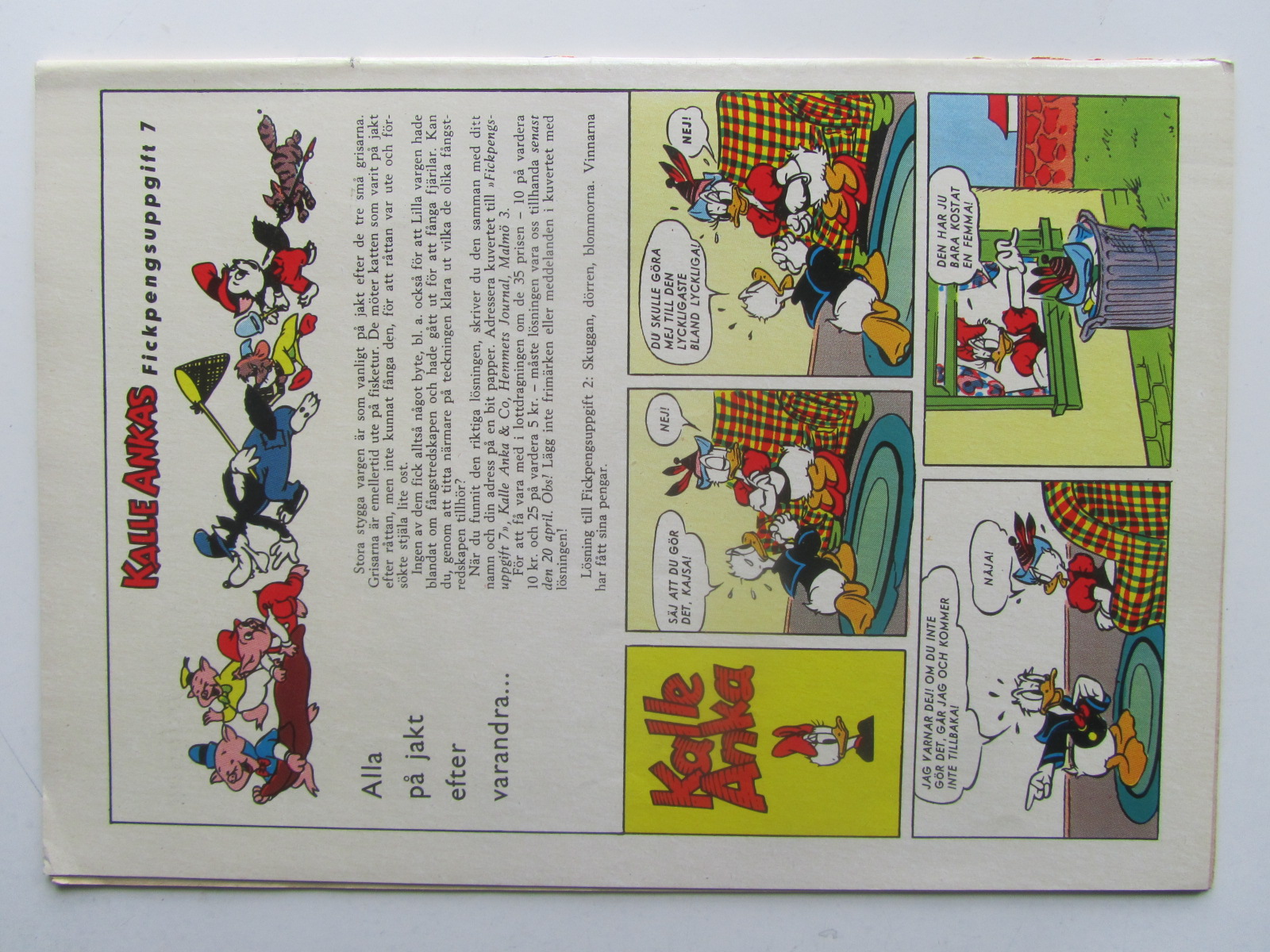 Kalle Anka 1959 07 Vg+ - 2
