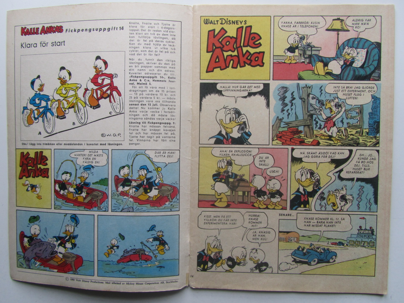 Kalle Anka 1959 14 Vg - 3