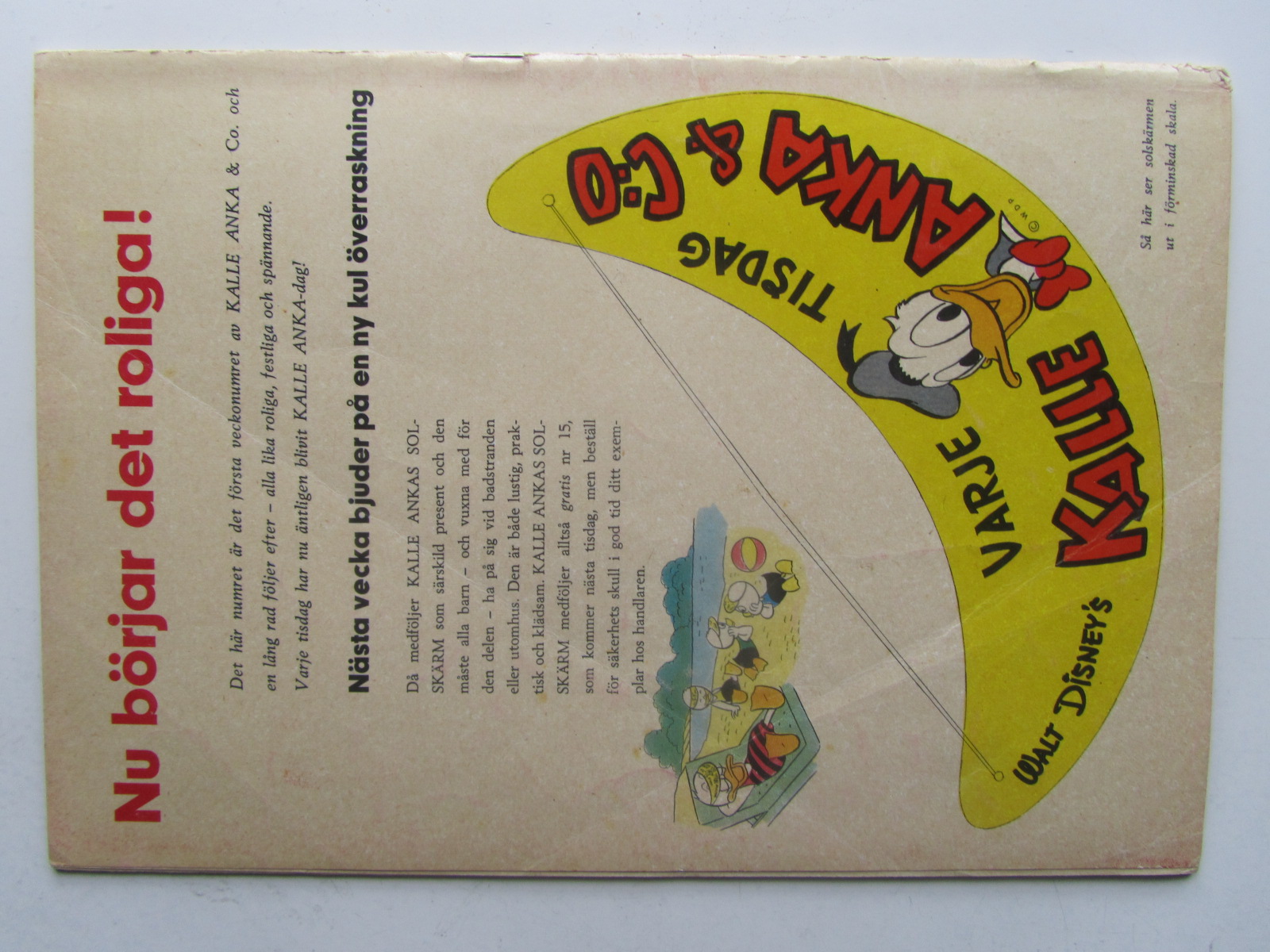 Kalle Anka 1959 14 Vg - 2
