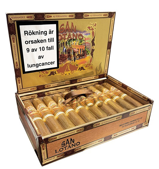 AJ Fernandez San Lotano Requiem Connecticut Robusto  Öppen Cigarrlåda 20p