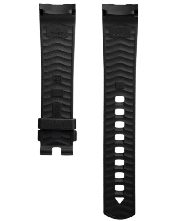 Omega Gummiband till Seamaster Diver 300M cal 8800, svart - 2