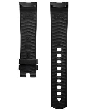 Omega Gummiband till Seamaster Diver 300M cal 8800, svart