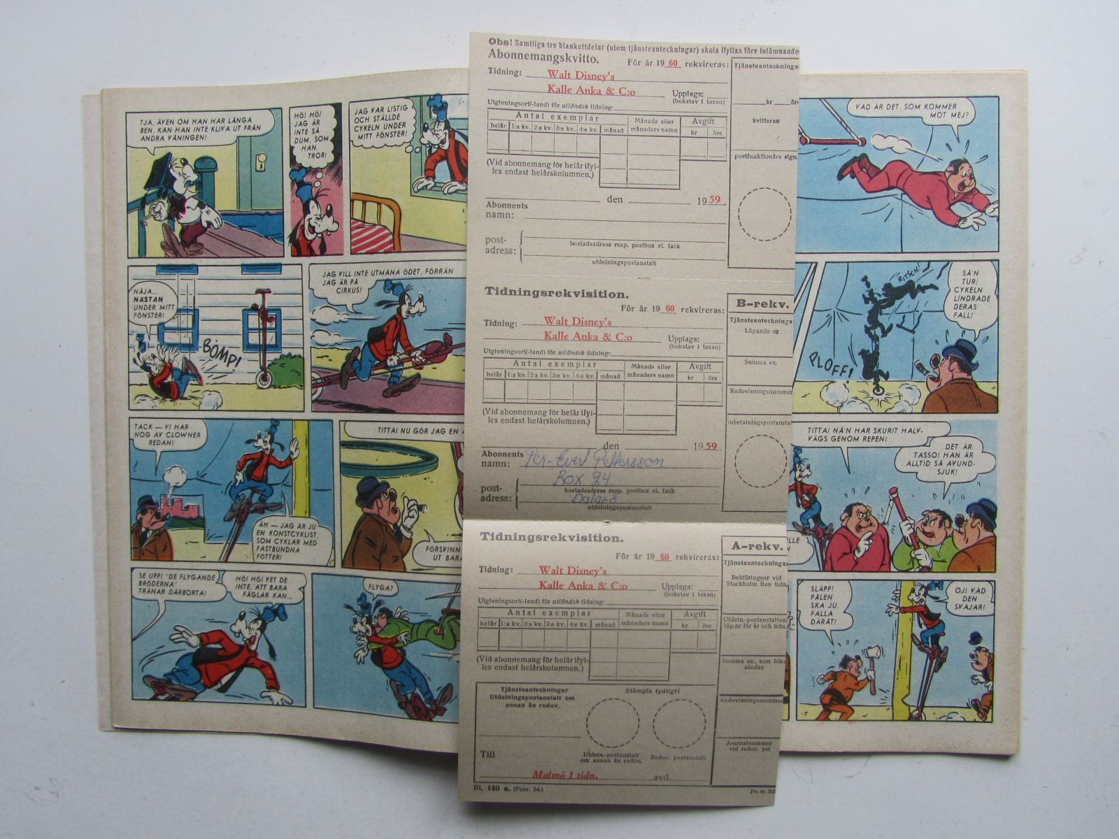 Kalle Anka 1959 36 Fn Med pren-kupong - 4