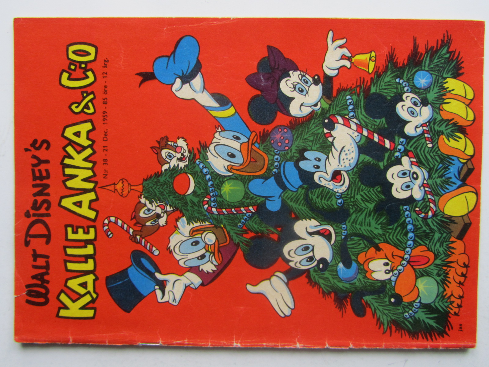Kalle Anka 1959 38 Vg-