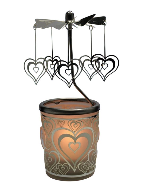 Rotary Candle Holder - Heart