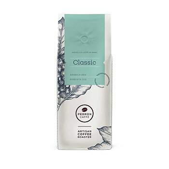 Pedron Caffé - Classic - 85% Arabica & 15% Robusta - Mörkrostade hela espressobönor - 1000g