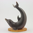 Gunnar Nylund (1965) Brown Dolphin 25 cm 