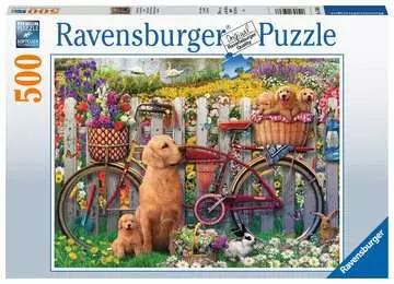 Cute dogs in the garden 500 Bitar Ravensburger - 2