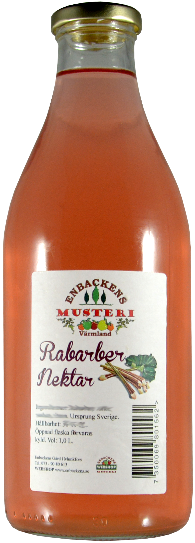 Rhubarb nectar 1 liter