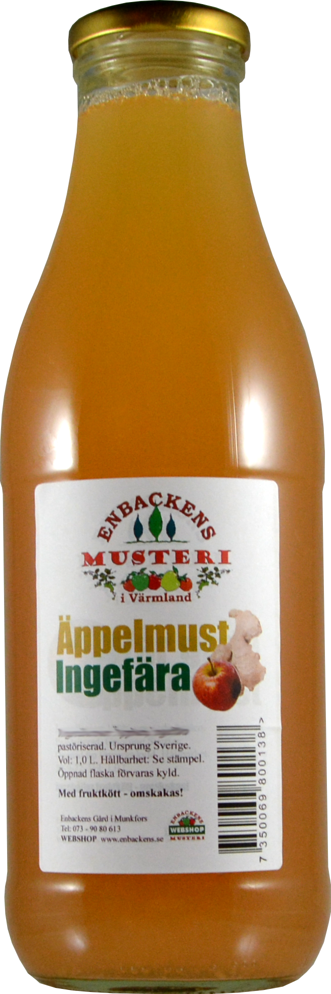 Äppelmust/Ingefära 1 liter