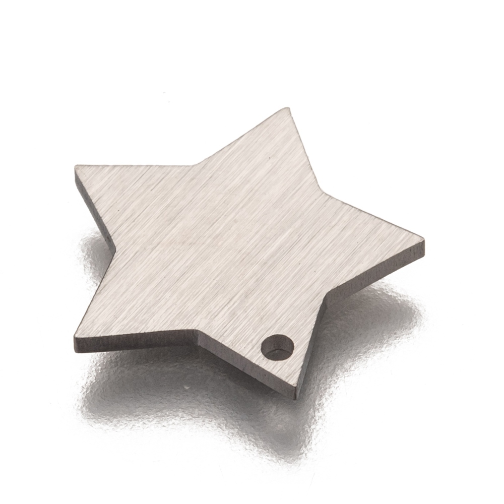 Stjärnberlock 13 mm rostfritt stål - 2
