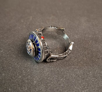 R2D2 Droid Ring i Stål