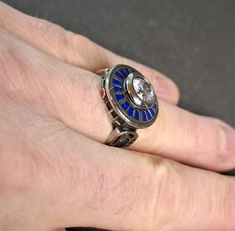 R2D2 Droid Ring i Stål - 4