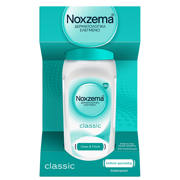 Noxzema Classic Roll On Deodorant 50ml, glasflaska