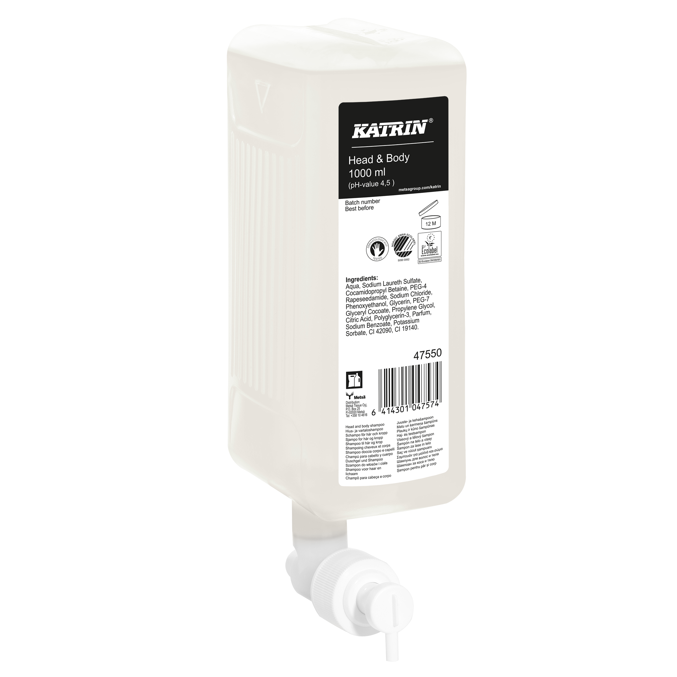 Katrin Duschtvål och Schampo 1000 ml