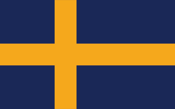 Old Swedish flag (before 1906) - Flaggfabriken Svanen AB