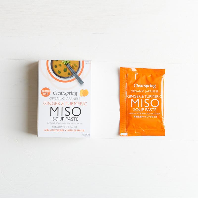 Misosoppa Ginger & Tumeric (4x15g) x8, EKO - 5