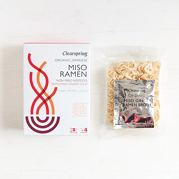 Ramen nudlar (Miso) ingefära (2x105g) x5,EKO