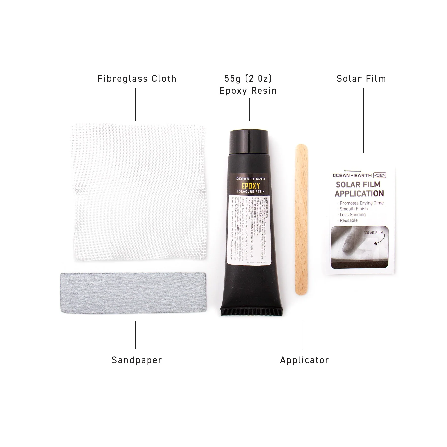 Ocean & Earth Epoxy Repair Kit 2oz Lagning till Surfbrädor - 2