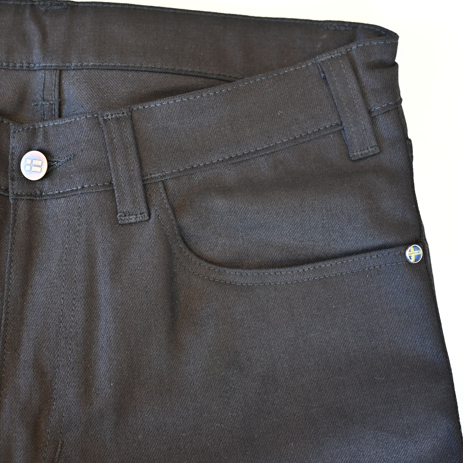JV001 Sorte slim jeans med stretch - 9