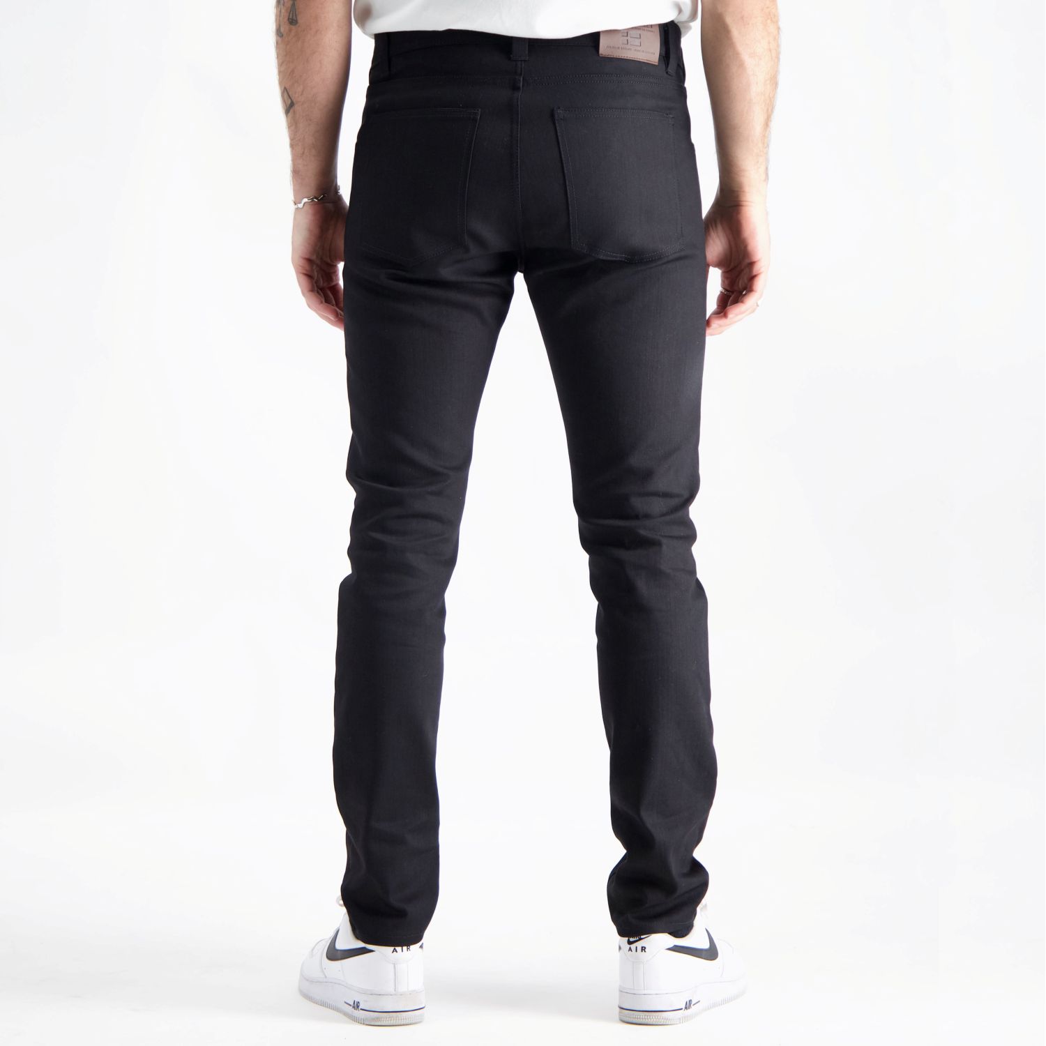 JV001 Sorte slim jeans med stretch - 6