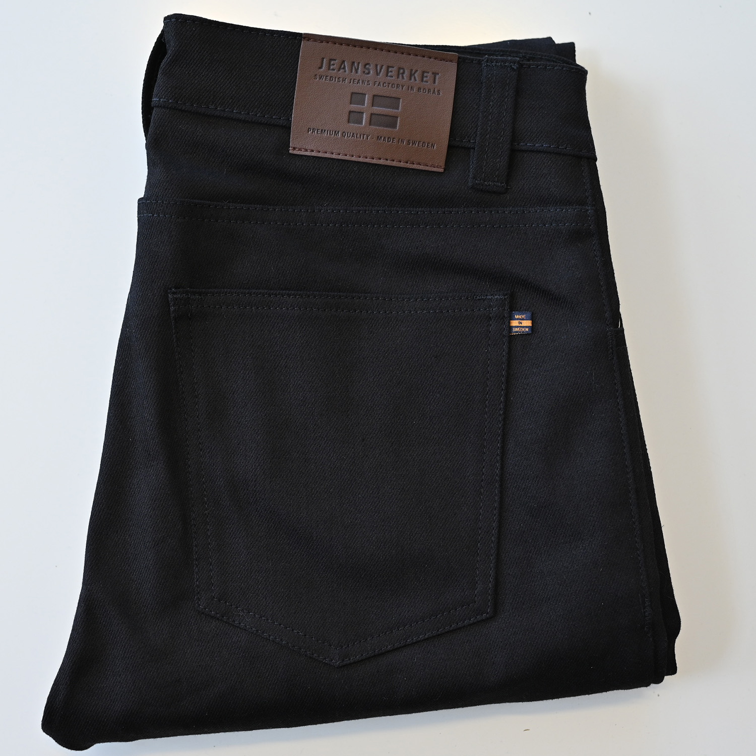 JV001 Sorte slim jeans med stretch - 8