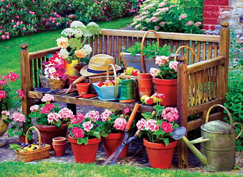 Garden Bench 1000 bitar Eurographics Puzzle