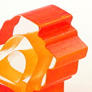 Bertil Vallien (Mini Sculptures 1993) Glass Figurine "Roi Du Solei" 8 cm