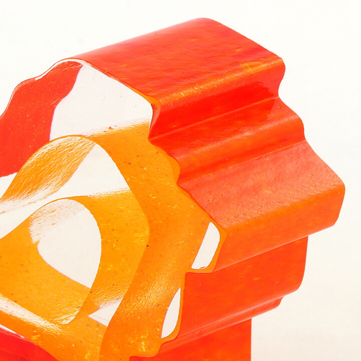 Bertil Vallien (Mini Sculptures 1993) Glass Figurine "Roi Du Solei" 8 cm