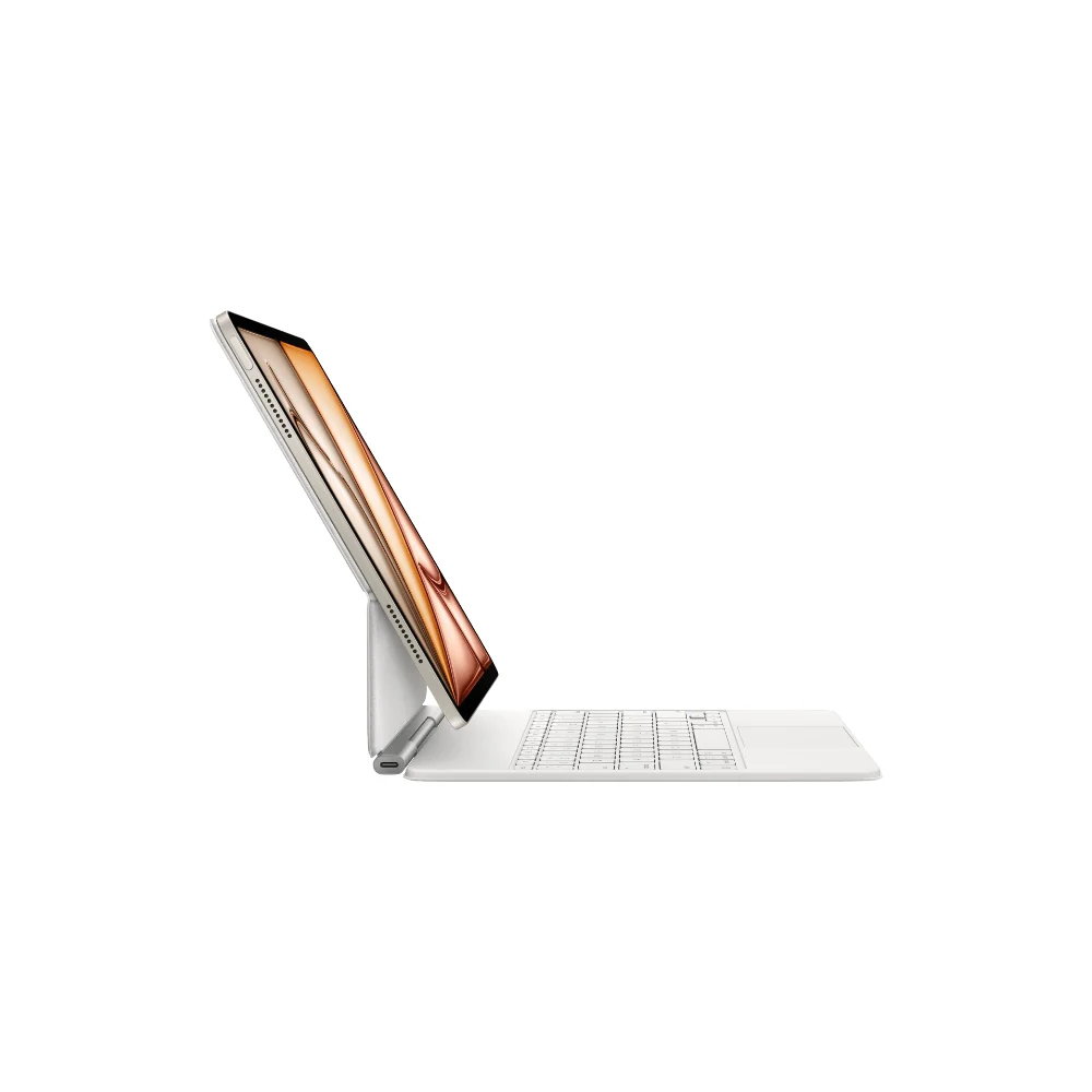 Apple Magic Keyboard för iPad Air 13" (M3) - 2 År Garanti Helt Ny Oanvänd - Vit - Original - 3