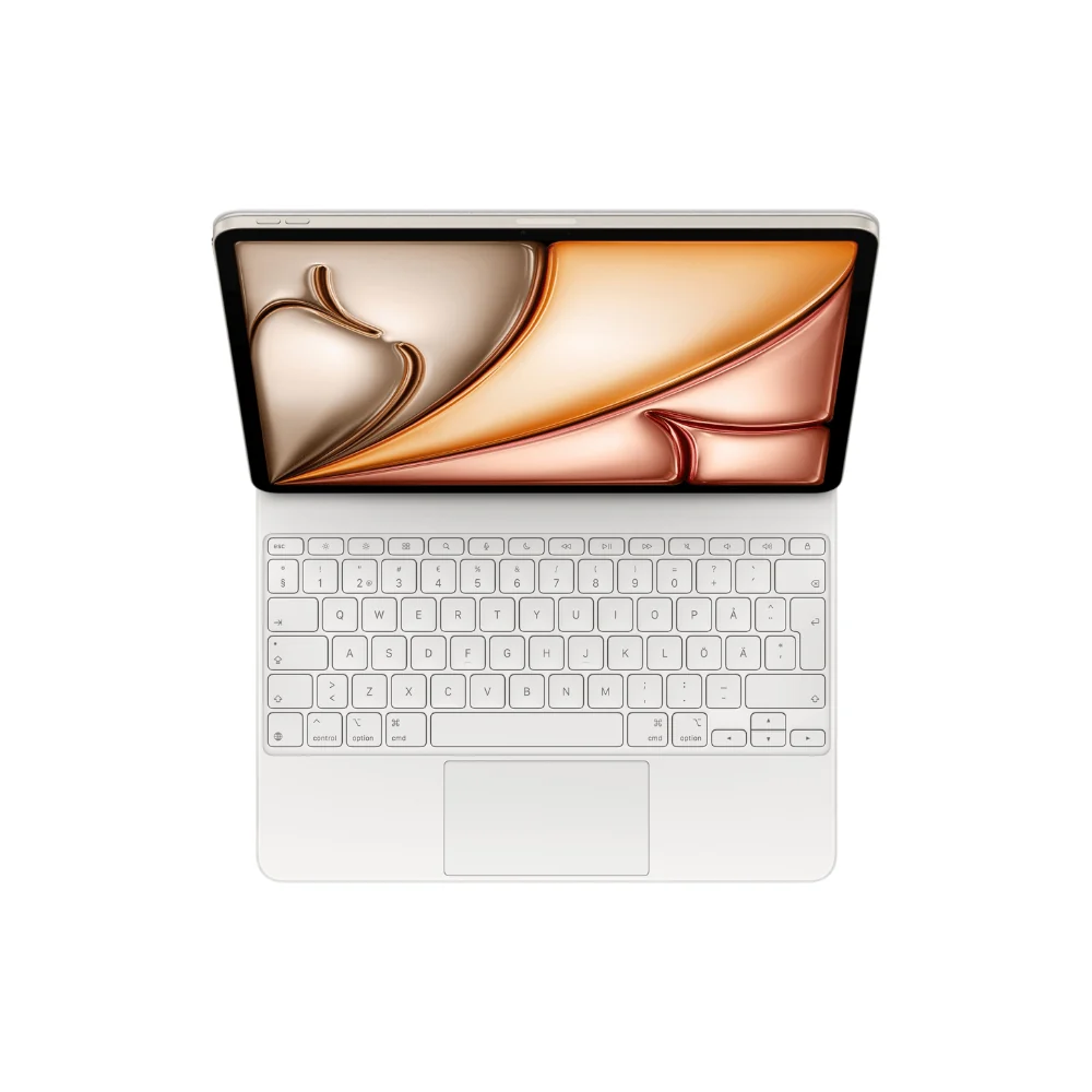 Apple Magic Keyboard för iPad Air 13" (M3) - 2 År Garanti Helt Ny Oanvänd - Vit - Original - 2