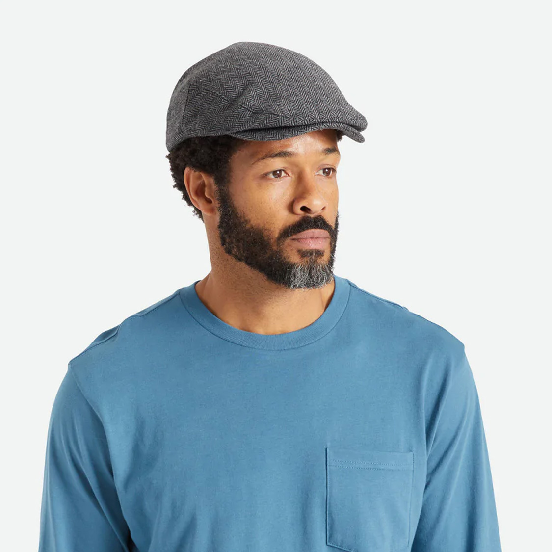 Brixton - Hooligan Snap Cap Grey/Black - 4