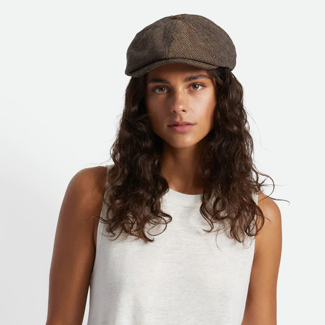 Brixton - Brood Snap Cap Brown/Khaki - 4