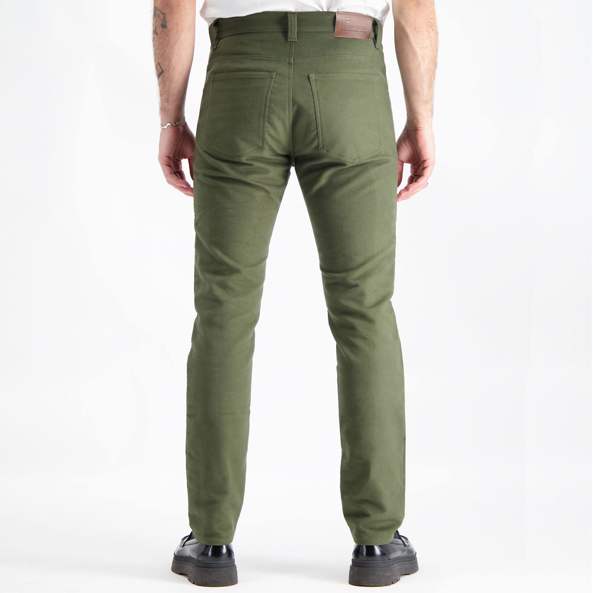 JV001 Mollskinnsjeans olivgrön  - 6