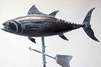 Vindflöjel Tonfisk 95x75 cm