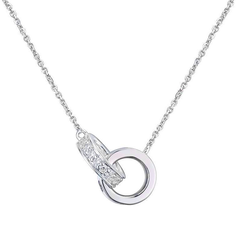 Diamond love necklace petite - 2