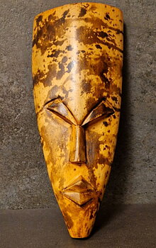 Afrikansk Tribal  Mask - Ghana 