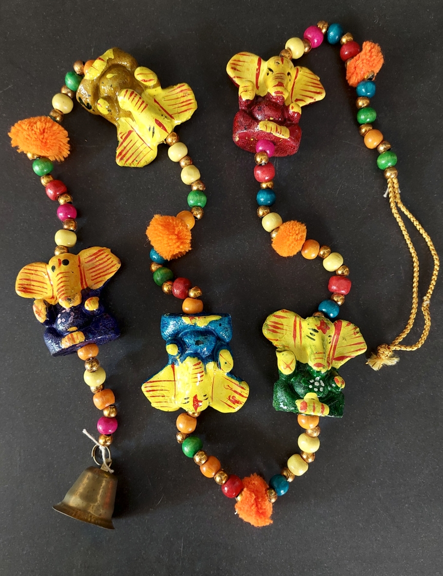 Ganesha Dekorations Hänge  med Klocka