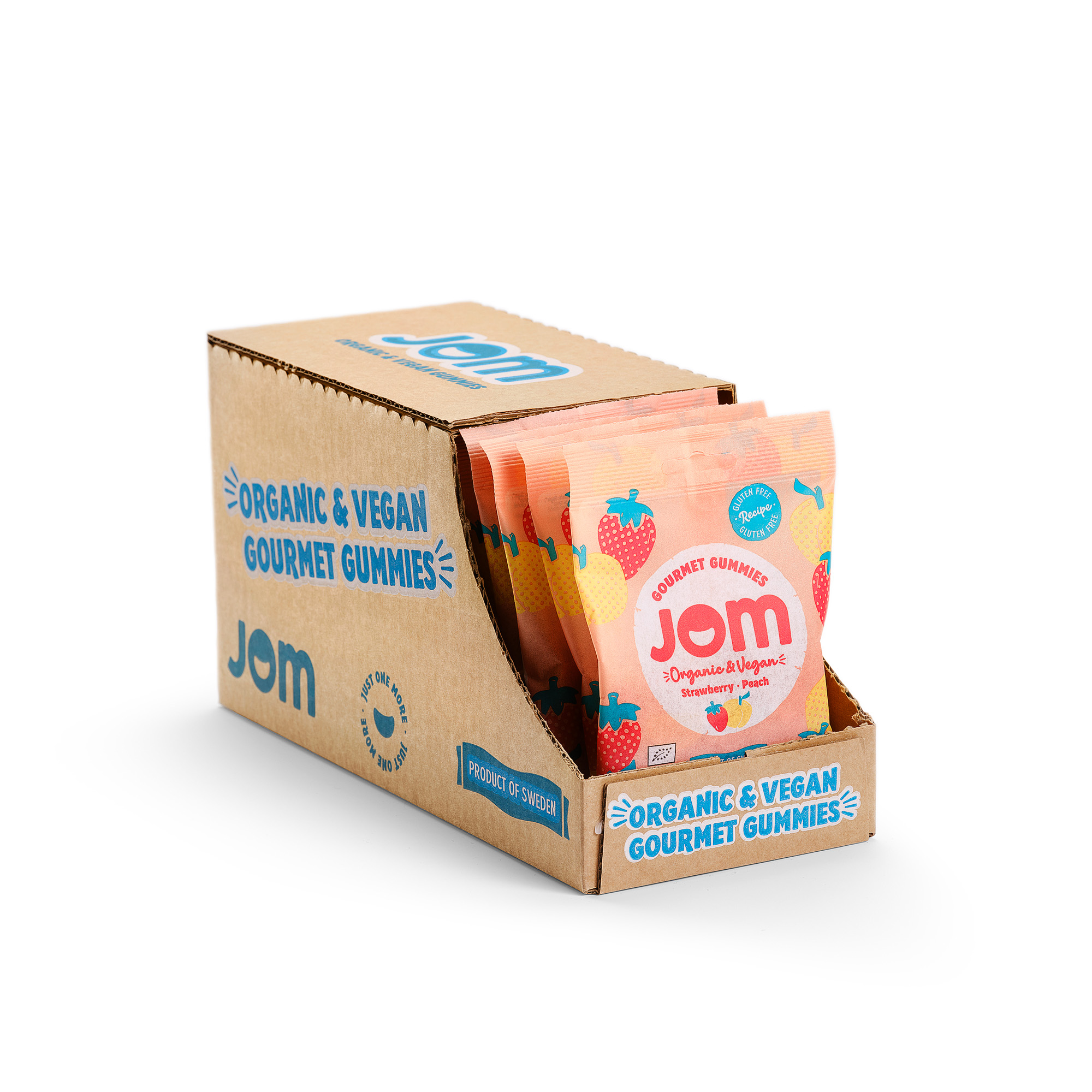 Strawberry & Peach 70g x16, EKO - 4