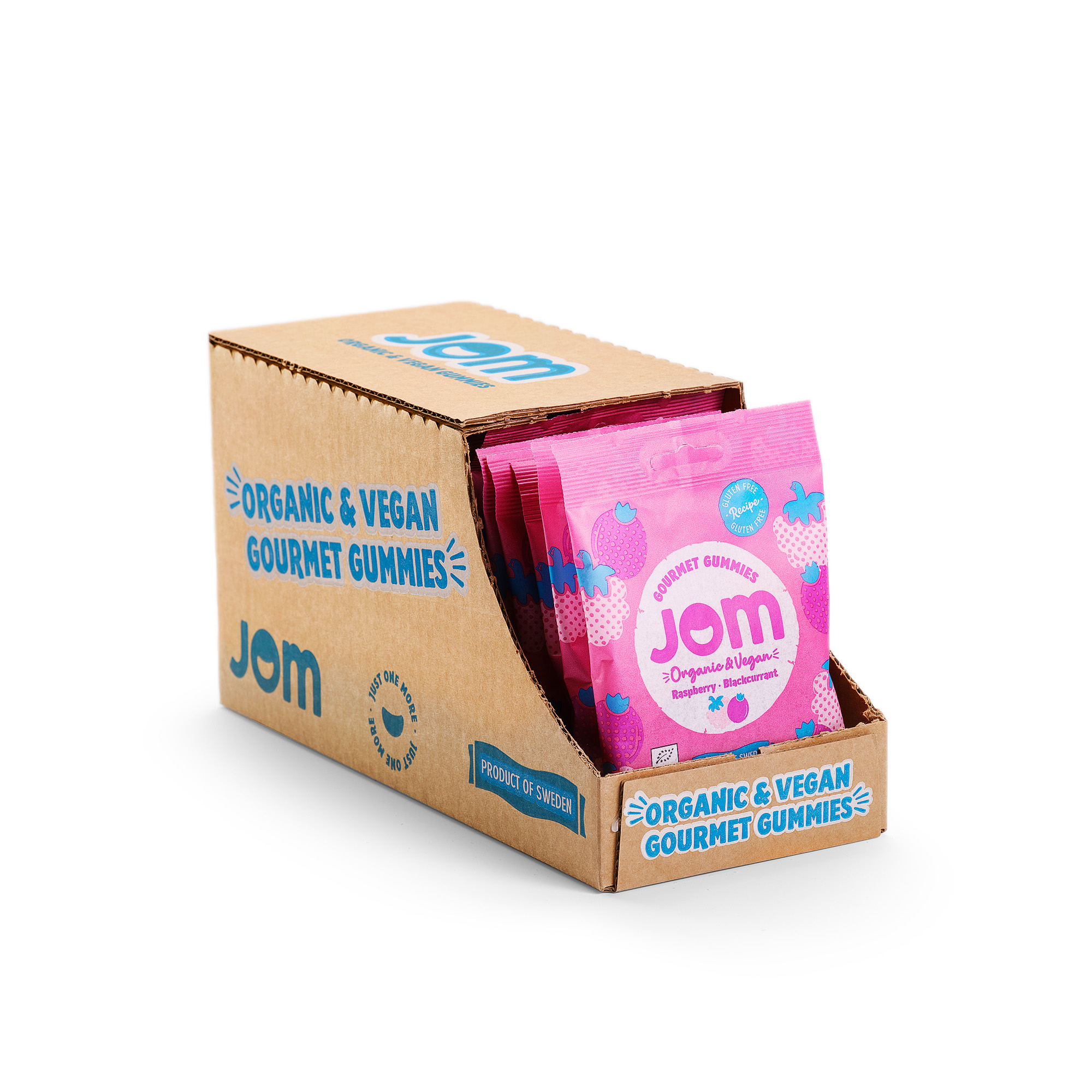 Raspberry & Blackcurrant 70g x16, EKO - 4
