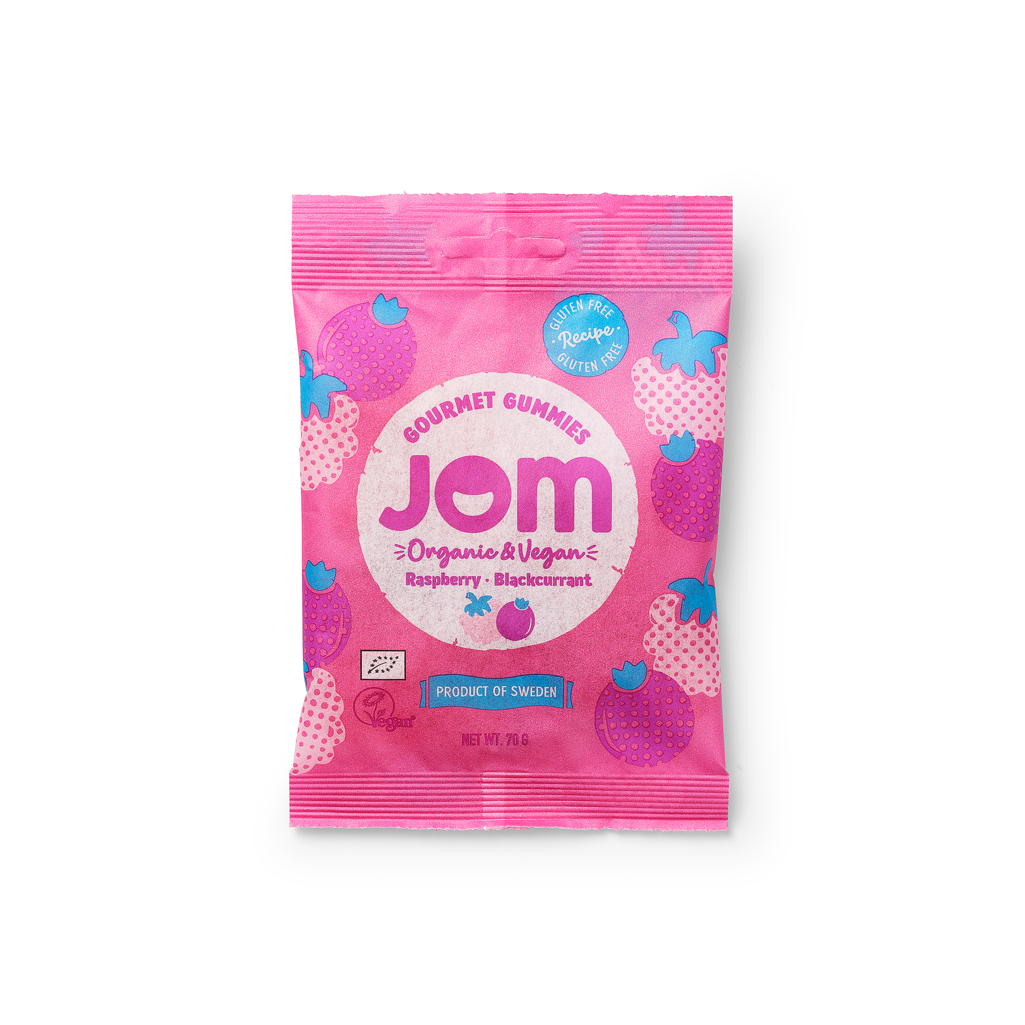 Raspberry & Blackcurrant 70g x16, EKO