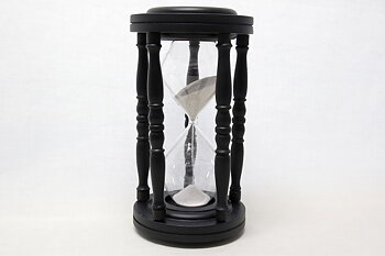 Timglas Svart 35x19 cm