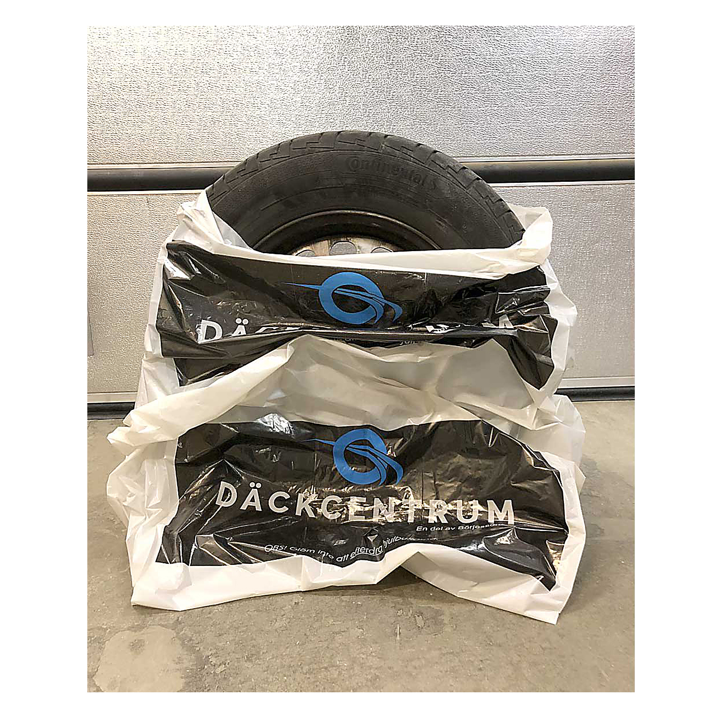 Däcksäckar med eget tryck