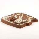 Noomi Backhausen (1970s) Charming Bird Relief Wall Plaque 24 cm